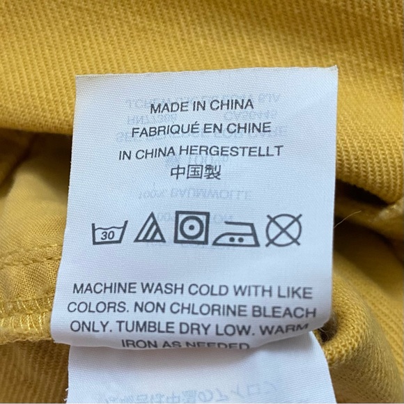 Madewell XXS Yellow Denim Short Sleeve Jumpsuit - Picture 13 of 14